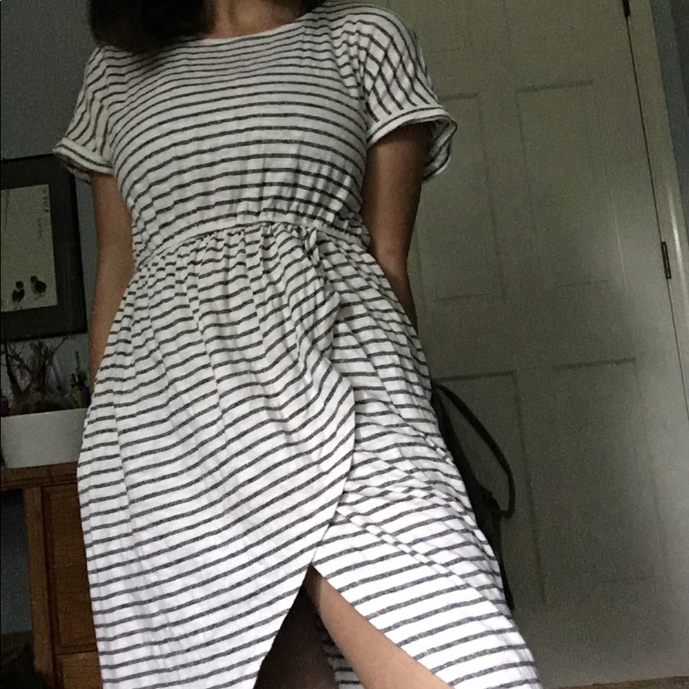Listicle wrap dress